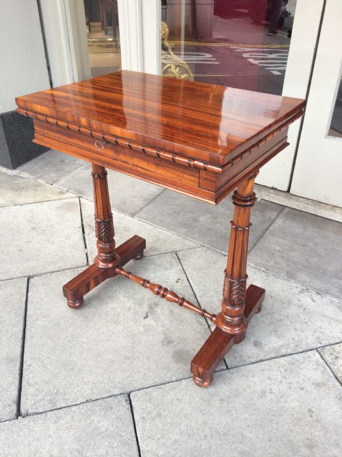 a superb gonalo alves side table attributed to gillows - CATEGORY: ANTIQUE TABLES - DATED 1800