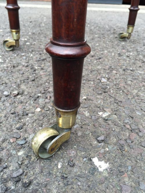 REGENCY MAHOGANY DROPLEAF TABLE - ADDITIONAL PHOTO 4