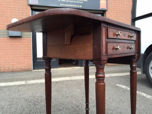 REGENCY MAHOGANY DROPLEAF TABLE - ADDITIONAL PHOTO 6