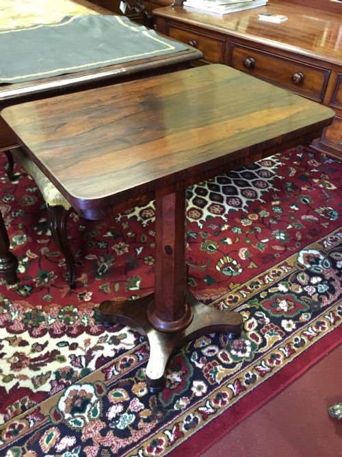A FINE WILLIAM IV ROSEWOOD OCCASIONAL TABLE - ADDITIONAL PHOTO 1