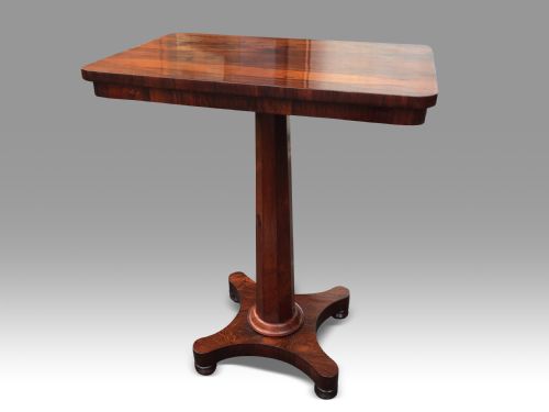 a fine william iv rosewood occasional table - CATEGORY: ANTIQUE TABLES - DATED 19TH CENTURY