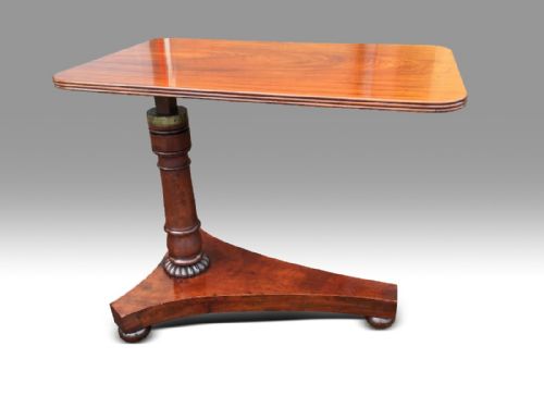 regency mahogany adjustable reading table - CATEGORY: ANTIQUE TABLES - DATED GEORGIAN