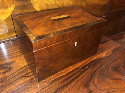 REGENCY MAHOGANY BOX - ADDITIONAL PHOTO 1
