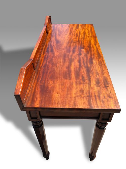 A FINE WILLIAM IV MAHOGANY CONSOLE TABLE - ADDITIONAL PHOTO 1