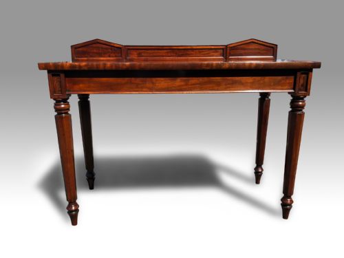 A FINE WILLIAM IV MAHOGANY CONSOLE TABLE - ADDITIONAL PHOTO 2