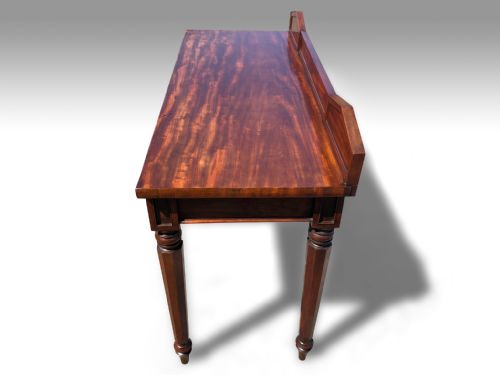 A FINE WILLIAM IV MAHOGANY CONSOLE TABLE - ADDITIONAL PHOTO 3
