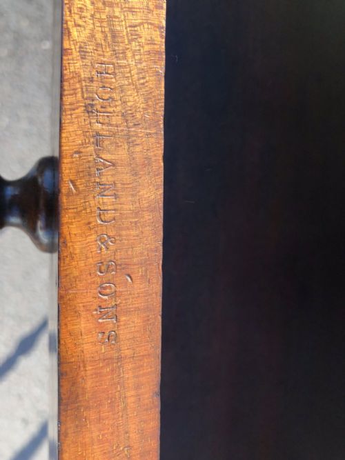 A WONDERFUL MID 19TH C WALNUT ETEGERE OF UNUSUALLY GRAND PROPORTIONS BY HOLLAND SONS - ADDITIONAL PHOTO 10
