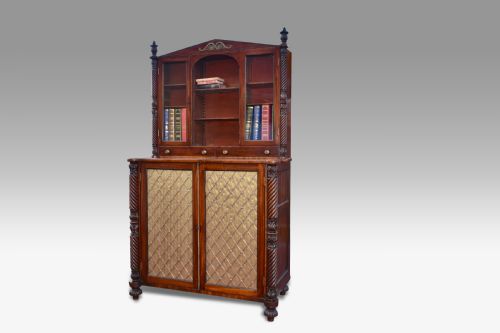 A SUPERB REGENCY IRISH PROBABLY CORK SIDE CABINET - ADDITIONAL PHOTO 7