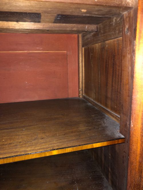 A SUPERB REGENCY IRISH PROBABLY CORK SIDE CABINET - ADDITIONAL PHOTO 9