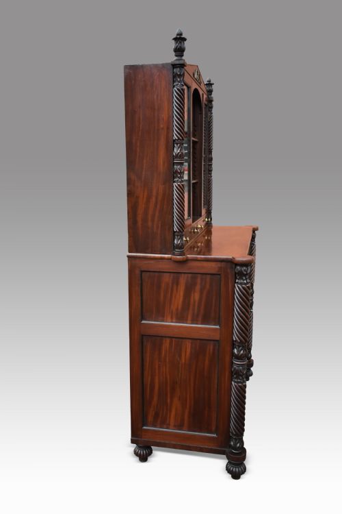 A SUPERB REGENCY IRISH PROBABLY CORK SIDE CABINET - ADDITIONAL PHOTO 11