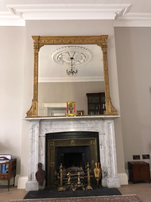 A MAGNIFICENT LATE 19TH CENTURY OVERMANTLE MIRROR - ADDITIONAL PHOTO 2