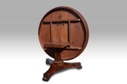 A SUPERB LARGE REGENCY ROSEWOOD CENTRE TABLE ATTRIBUTED TO GILLOWS - ADDITIONAL PHOTO 2