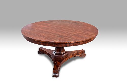 A SUPERB LARGE REGENCY ROSEWOOD CENTRE TABLE ATTRIBUTED TO GILLOWS - ADDITIONAL PHOTO 1