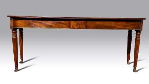 A FINE REGENCY MAHOGANY CONSOLE TABLE - ADDITIONAL PHOTO 1