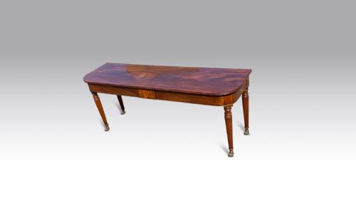 A FINE REGENCY MAHOGANY CONSOLE TABLE - ADDITIONAL PHOTO 2