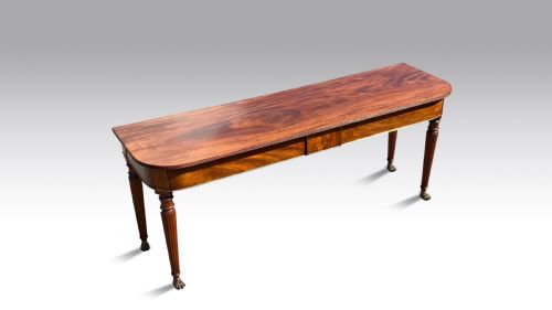 A FINE REGENCY MAHOGANY CONSOLE TABLE - ADDITIONAL PHOTO 4