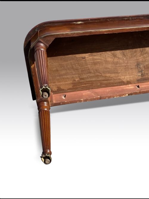 A FINE REGENCY MAHOGANY CONSOLE TABLE - ADDITIONAL PHOTO 5
