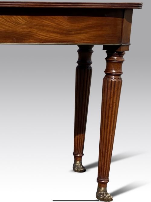 A FINE REGENCY MAHOGANY CONSOLE TABLE - ADDITIONAL PHOTO 6