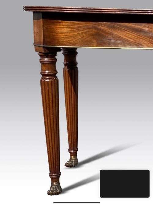 A FINE REGENCY MAHOGANY CONSOLE TABLE - ADDITIONAL PHOTO 7