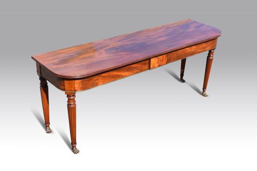 a fine regency mahogany console table - CATEGORY: ANTIQUE TABLES - DATED REGENCY