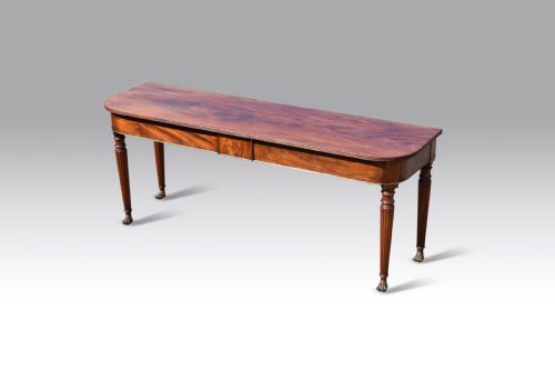 A FINE REGENCY MAHOGANY CONSOLE TABLE - ADDITIONAL PHOTO 9