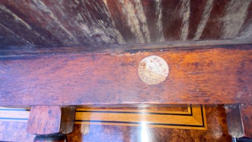 A SUPERB GEORGIAN SHERATON PERIOD NEST OF QUARTETTO TABLES - ADDITIONAL PHOTO 1
