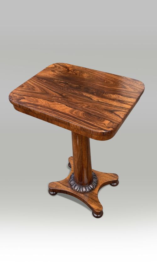a william iv rosewood occasional wine table - CATEGORY: ANTIQUE TABLES - DATED REGENCY