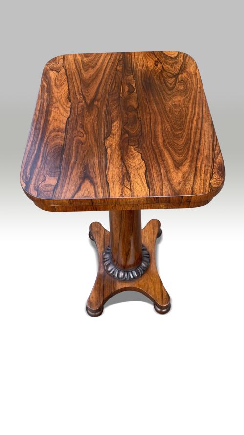 A WILLIAM IV ROSEWOOD OCCASIONAL WINE TABLE - ADDITIONAL PHOTO 1