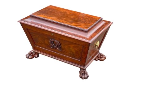 regency mahogany wine cooler - CATEGORY: ANTIQUE MISCELLANEOUS - DATED REGENCY