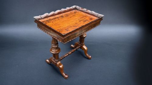 A SUPERB MATCHED PAIR OF GILLOWS MAHOGANY ROSEWOOD WORK TABLES - ADDITIONAL PHOTO 10