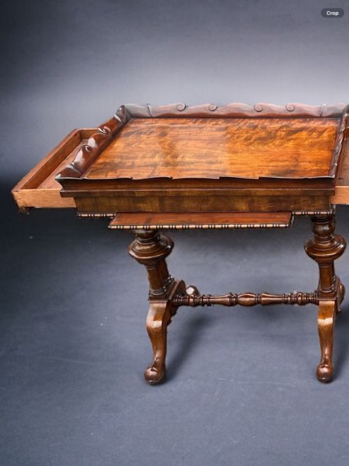 A SUPERB MATCHED PAIR OF GILLOWS MAHOGANY ROSEWOOD WORK TABLES - ADDITIONAL PHOTO 17