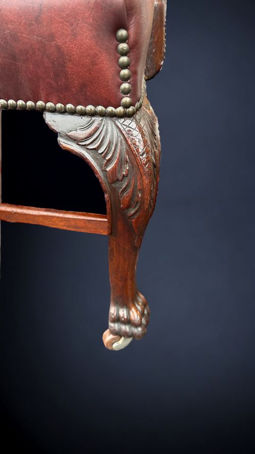 SUPERB PAIR OF IRISH MAHOGANY ARMCHAIRS - ADDITIONAL PHOTO 2