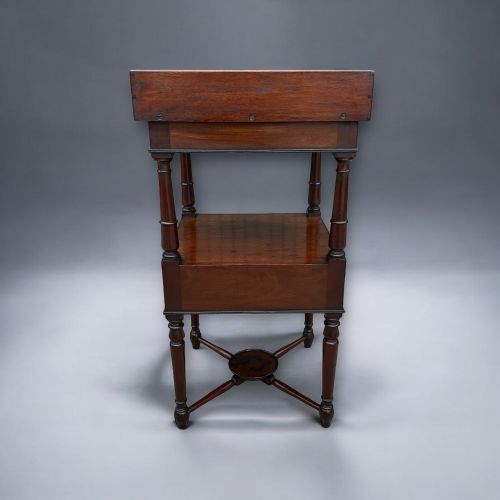 REGENCY MAHOGANY EBONISED NIGHTSTAND - ADDITIONAL PHOTO 3