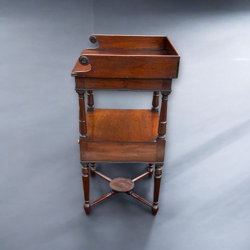 REGENCY MAHOGANY EBONISED NIGHTSTAND - ADDITIONAL PHOTO 8
