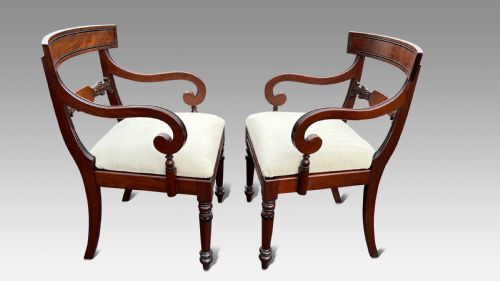 A DOUBLE SIDED REGENCY MAHOGANY EBONISED PARTNERS LIBRARY TABLE - ADDITIONAL PHOTO 10