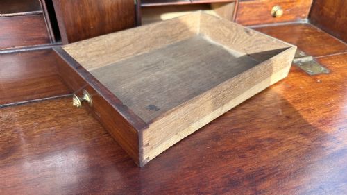 AN IRISH GEORGIAN TALL BOY SECRTAIRE CHEST - ADDITIONAL PHOTO 8
