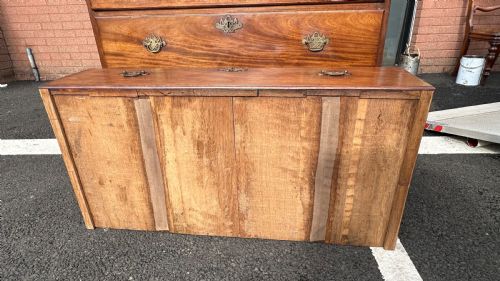 AN IRISH GEORGIAN TALL BOY SECRTAIRE CHEST - ADDITIONAL PHOTO 9