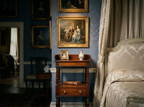 REGENCY MAHOGANY EBONISED NIGHTSTAND - ADDITIONAL PHOTO 1