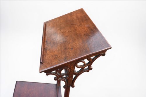 AN RARE 18TH C CHIPPENDALE PERIOD PRIE DIEU - ADDITIONAL PHOTO 3