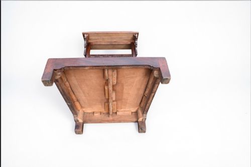 AN RARE 18TH C CHIPPENDALE PERIOD PRIE DIEU - ADDITIONAL PHOTO 4