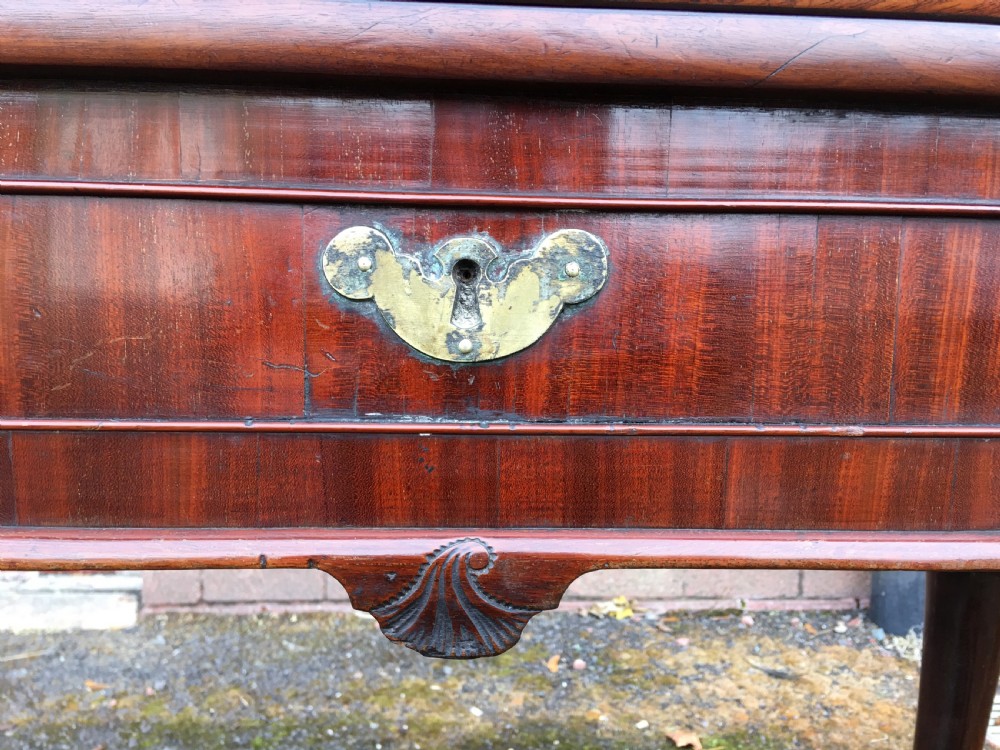 A SUPERB & IMPORTANT IRISH MID 18Th C MAHOGANY CARD OR GAMES TABLE. View IX