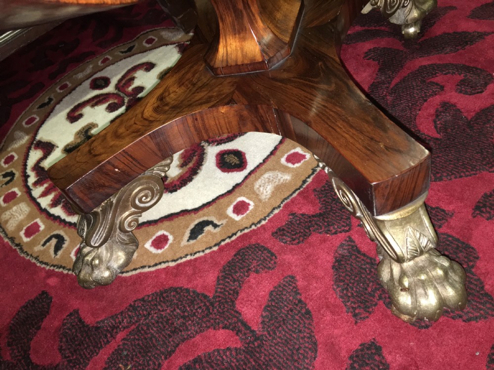 A SUPERB REGENCY GONCALO ALVES & HOLLY INLAID CARD TABLE IN THE MANNER OF GEORGE OAKLEY. View IV