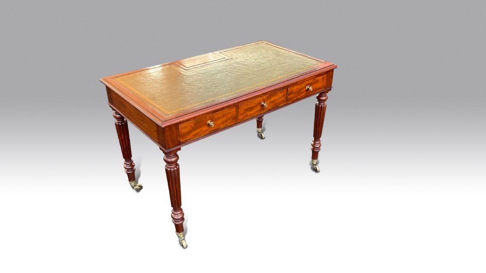 A REGENCY MAHOGANY CHAMBER WRITING TABLE BY GILLOWS View VI