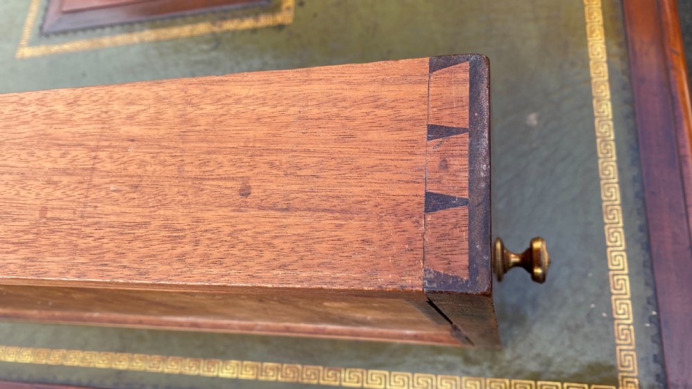 A REGENCY MAHOGANY CHAMBER WRITING TABLE BY GILLOWS View XI