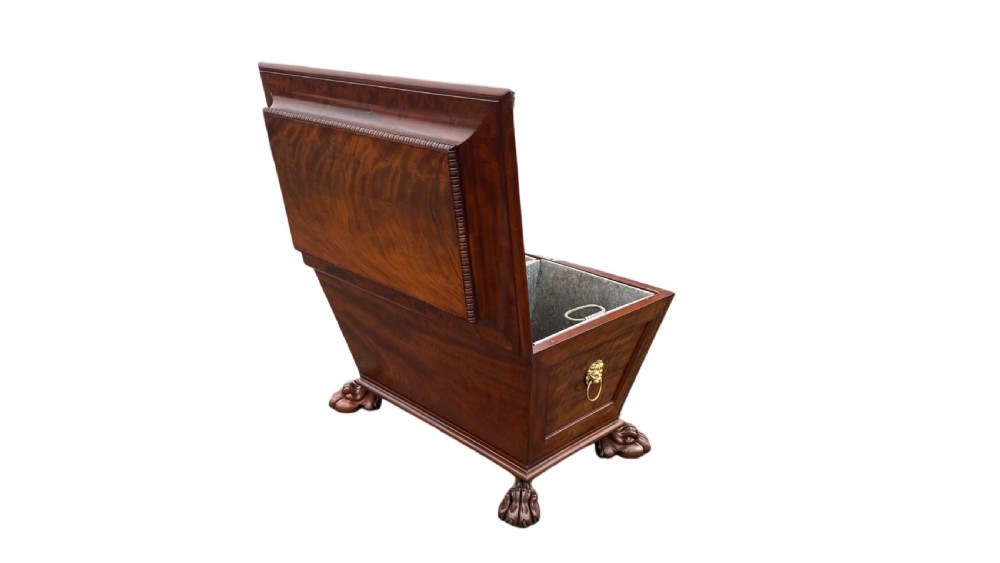 REGENCY MAHOGANY WINE COOLER. View VI