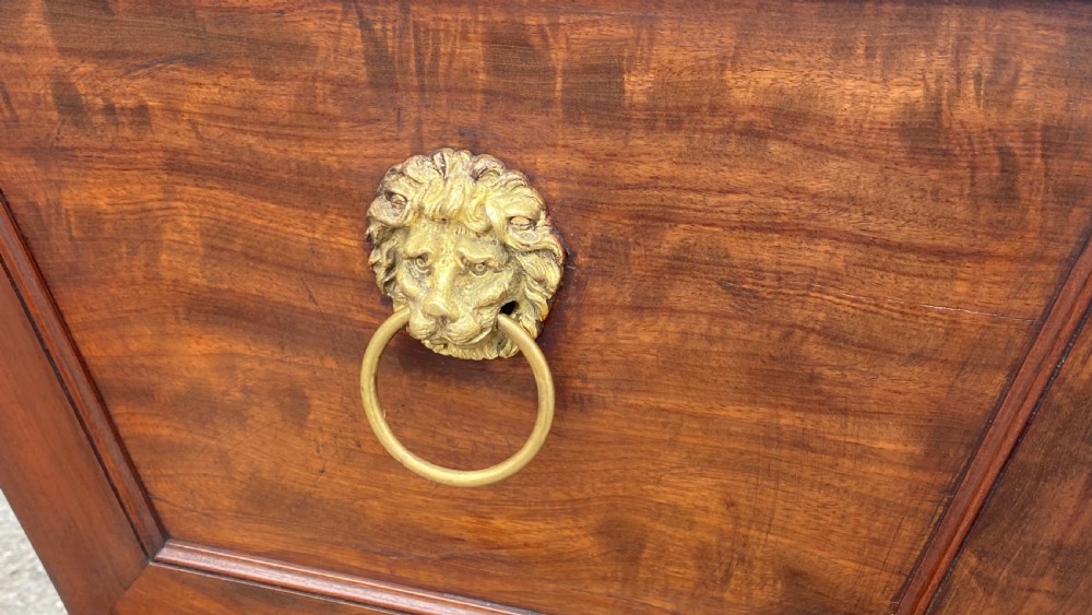 REGENCY MAHOGANY WINE COOLER. View VII
