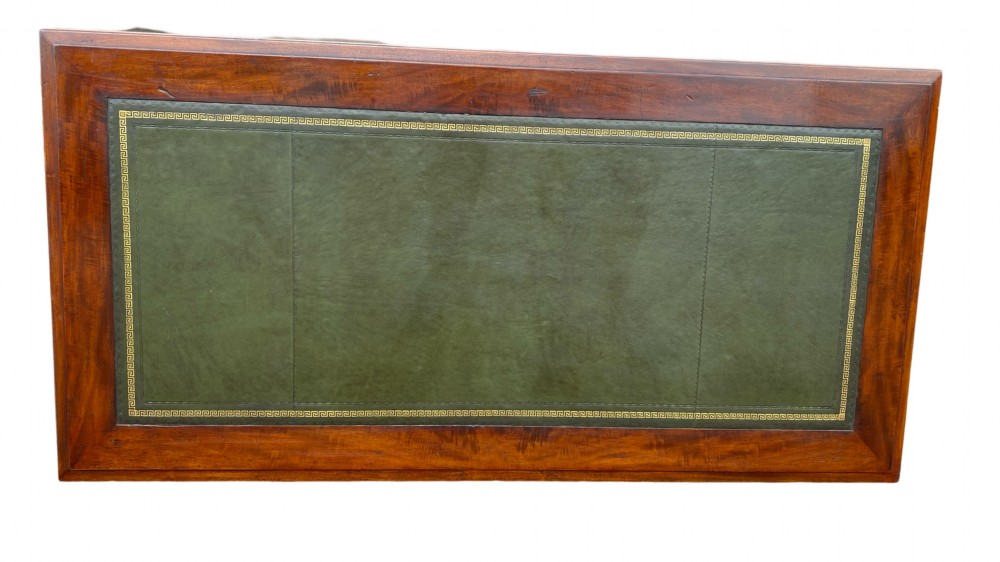 REGENCY MAHOGANY CAMPAIGN LIBRARY- WRITING TABLE. View VI