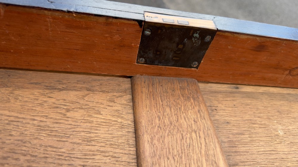 Regency mahogany & ebonised double sided partners library table. View VII