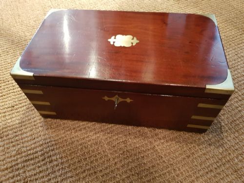 Regency Mahogany Campaign Writing Slope
