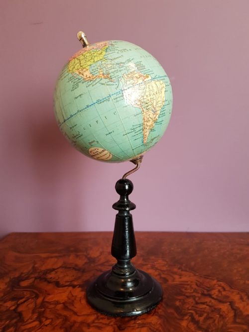 Rare 1930'S 4" Phillips Geographic Globe